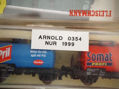 Lot 13 - A group of N gauge European outline rolling...