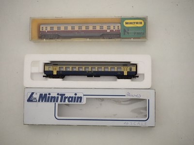 Lot 13 - A group of N gauge European outline rolling...
