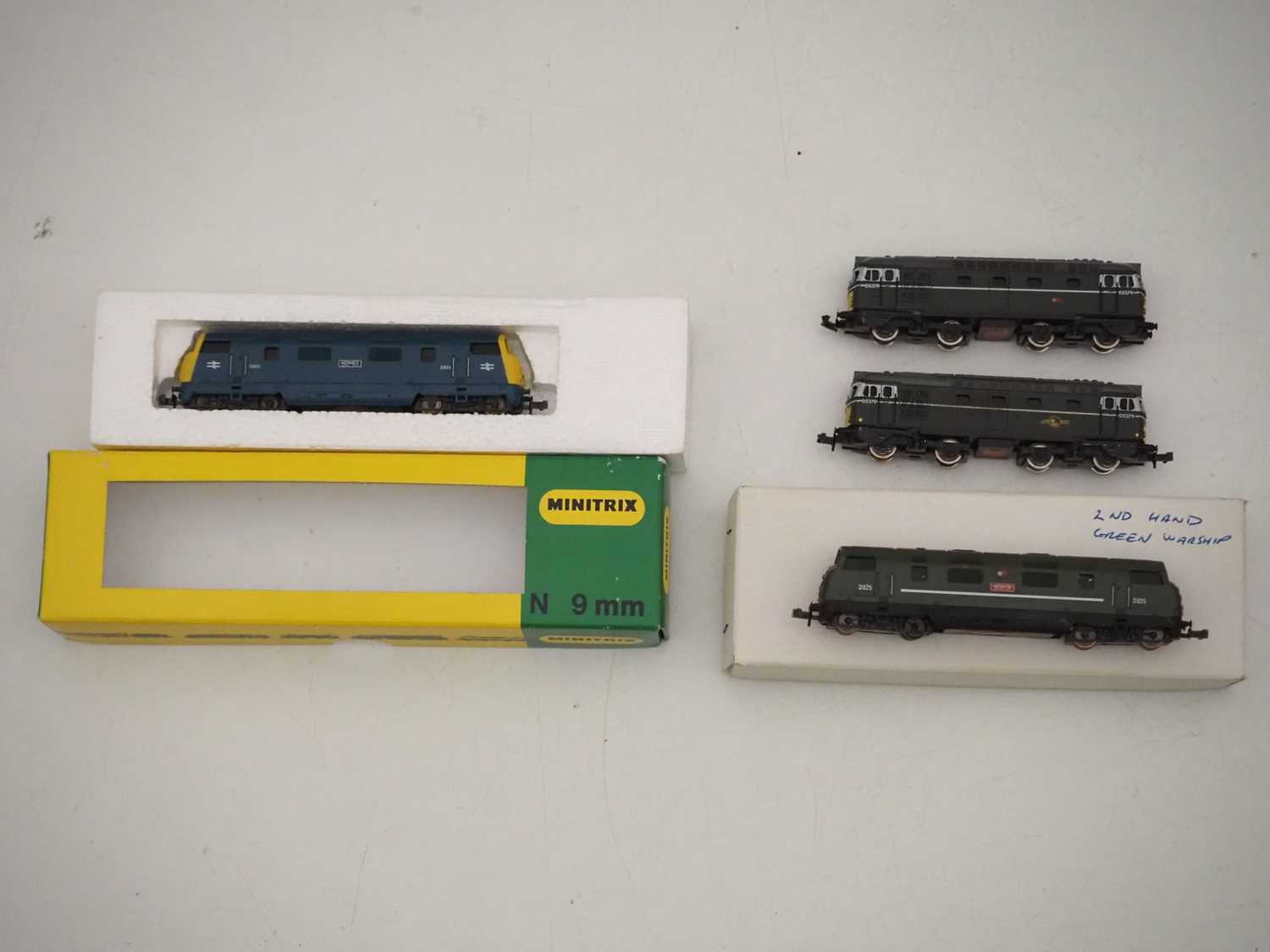 Lot 14 - MINITRIX - a group of N gauge diesel locos...