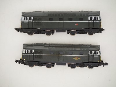 Lot 14 - MINITRIX - a group of N gauge diesel locos...