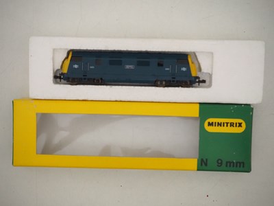 Lot 14 - MINITRIX - a group of N gauge diesel locos...