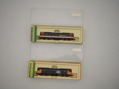 Lot 15 - MINITRIX - a pair of N gauge class 47 diesel...