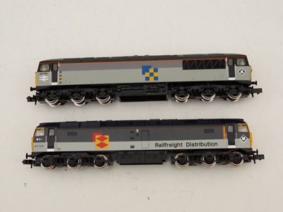 Lot 18 - GRAHAM FARISH - a group of N gauge diesel...