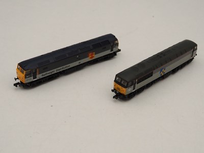 Lot 18 - GRAHAM FARISH - a group of N gauge diesel...