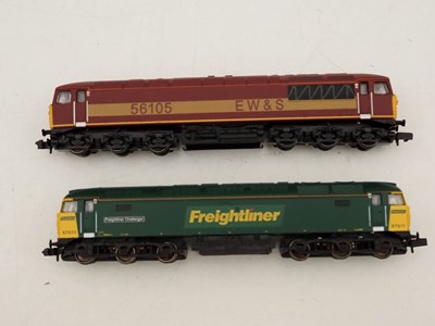 Lot 18 - GRAHAM FARISH - a group of N gauge diesel...