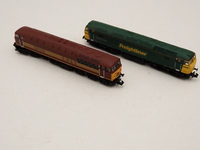 Lot 18 - GRAHAM FARISH - a group of N gauge diesel...