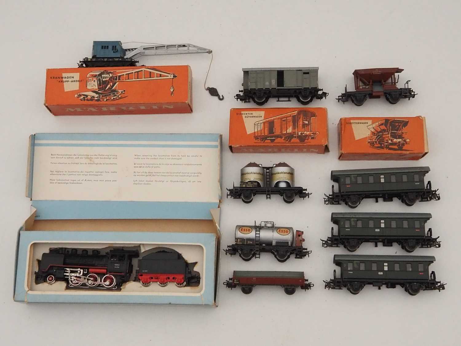 Lot 26 - A MARKLIN 3003 HO Gauge German outline steam...