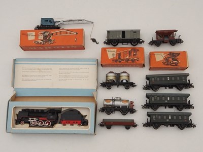Lot 26 - A MARKLIN 3003 HO Gauge German outline steam...