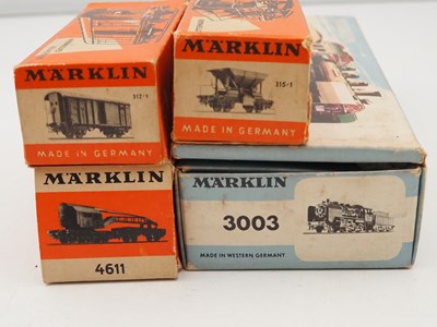 Lot 26 - A MARKLIN 3003 HO Gauge German outline steam...