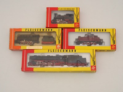 Lot 27 - A group of FLEISCHMANN HO gauge German outline...