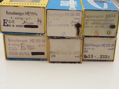 Lot 37 - A group of boxed PIKO HO gauge wagons and...