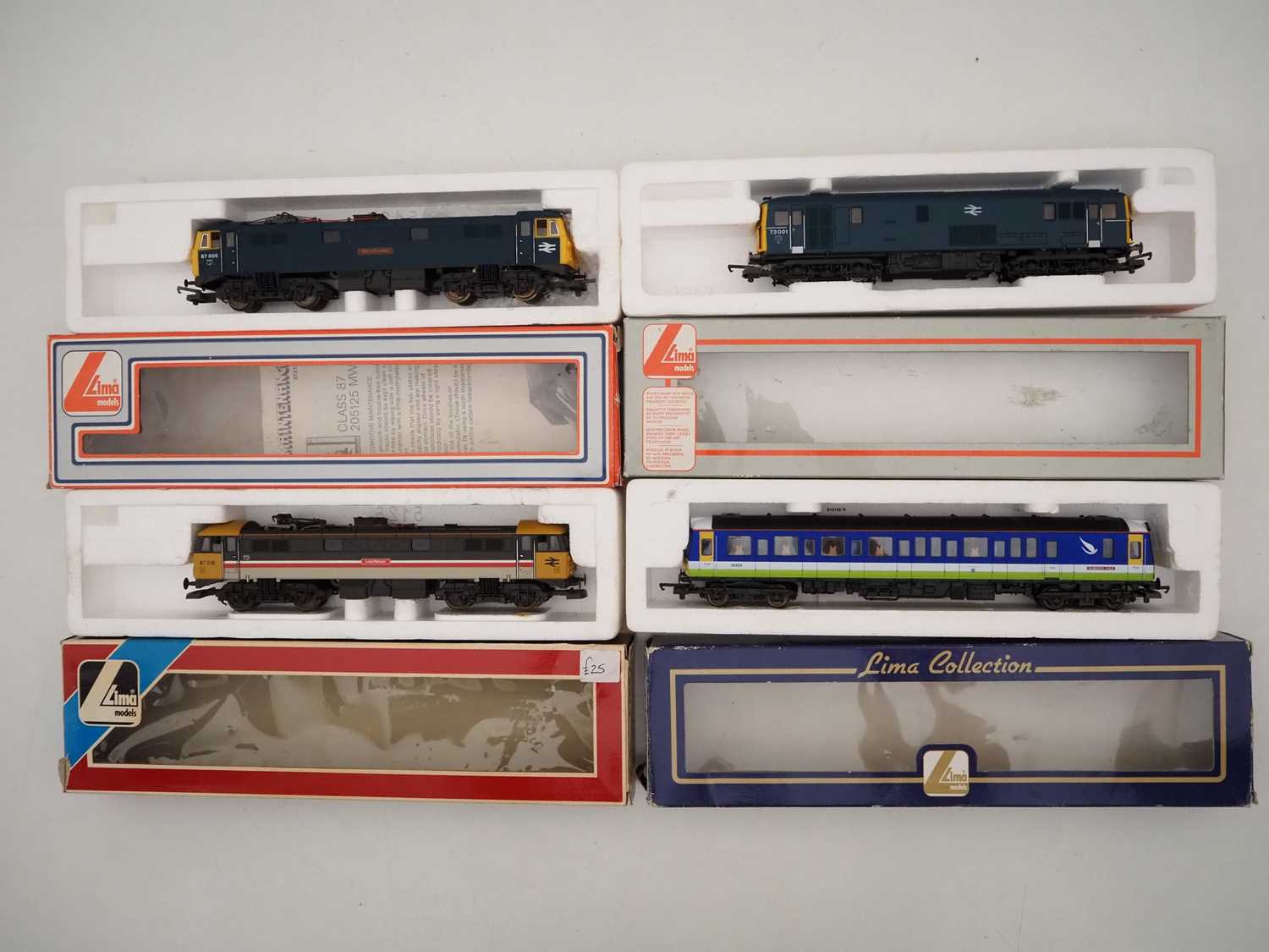 Lot 42 - A group of LIMA OO gauge diesel and electric...