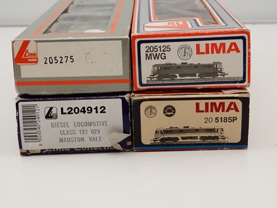 Lot 42 - A group of LIMA OO gauge diesel and electric...