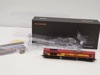 Lot 52 - An ACCURASCALE OO gauge class 66 diesel...