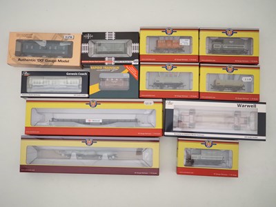 Lot 73 - A mixed group of OO gauge wagons and vans by...
