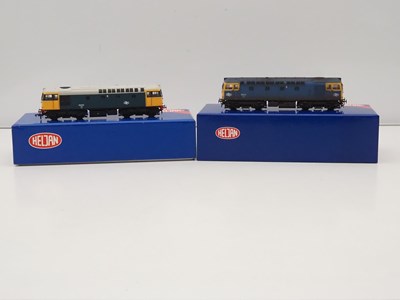 Lot 77 - A pair of HELJAN OO gauge class 33 diesel...