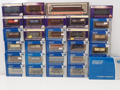 Lot 82 - A group of DAPOL OO gauge mixed wagons to...