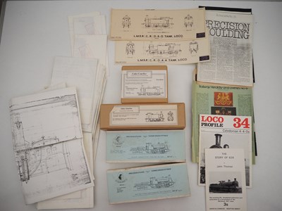 Lot 115 - A group of unbuilt OO gauge etched brass and...
