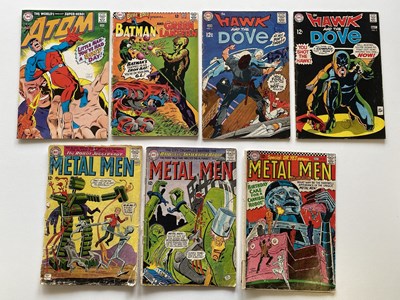 Lot 318 - ATOM, BRAVE & BOLD, HAWK & DOVE, METAL MEN LOT...