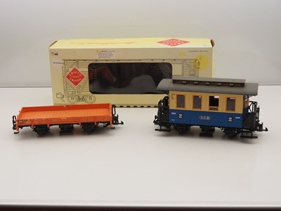 Lot 196 - An ARISTOCRAFT boxed G gauge steel stock car...