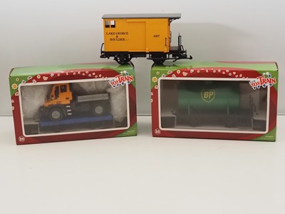 Lot 197 - A group of boxed and unboxed LGB G gauge...
