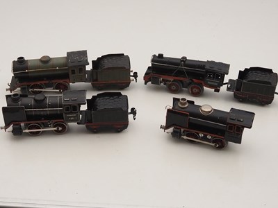 Lot 206 - A group of European O gauge clockwork and...