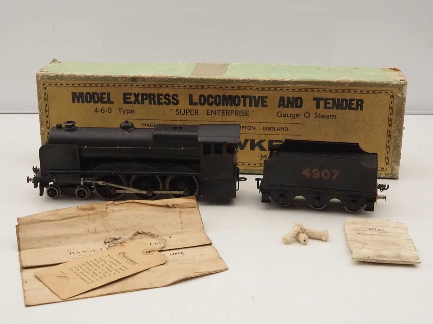 Lot 231 - A BASSETT LOWKE O gauge live steam Super...