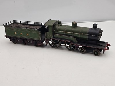 Lot 234 - A BING for BASSETT LOWKE Gauge 1 clockwork 4-4-...