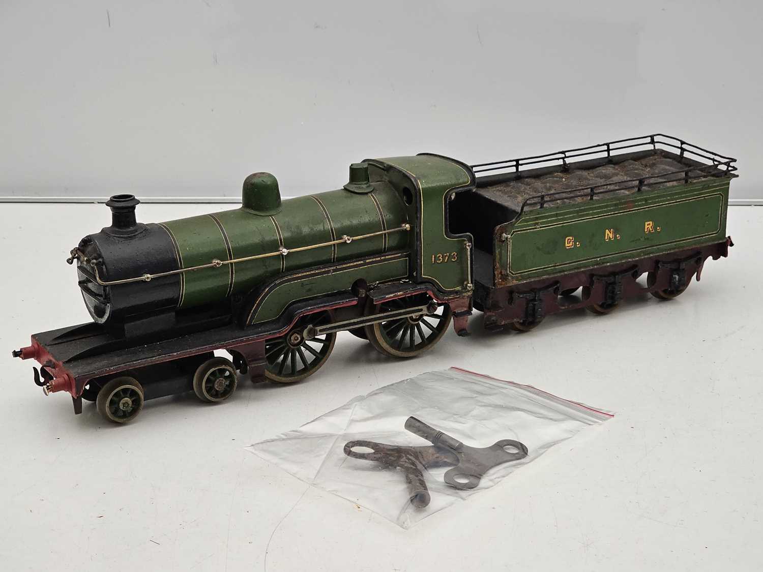 Lot 234 - A BING for BASSETT LOWKE Gauge 1 clockwork 4-4-...