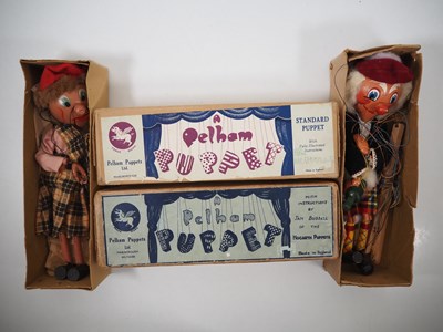Lot 235 - PELHAM PUPPETS - Mr and Mrs MacBoozle - slight...