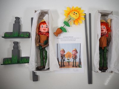 Lot 240 - DAVID LEECH PUPPETS (2020)- A pair of...