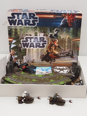 Lot 247 - A SCALEXTRIC 1:32 scale Star Wars 'Battle of...