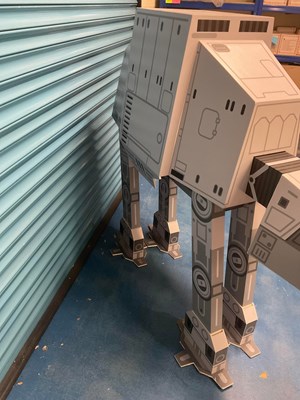 Lot 249 - STAR WARS - A MOMOT TOYS shop display AT-AT,...