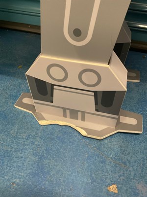 Lot 249 - STAR WARS - A MOMOT TOYS shop display AT-AT,...