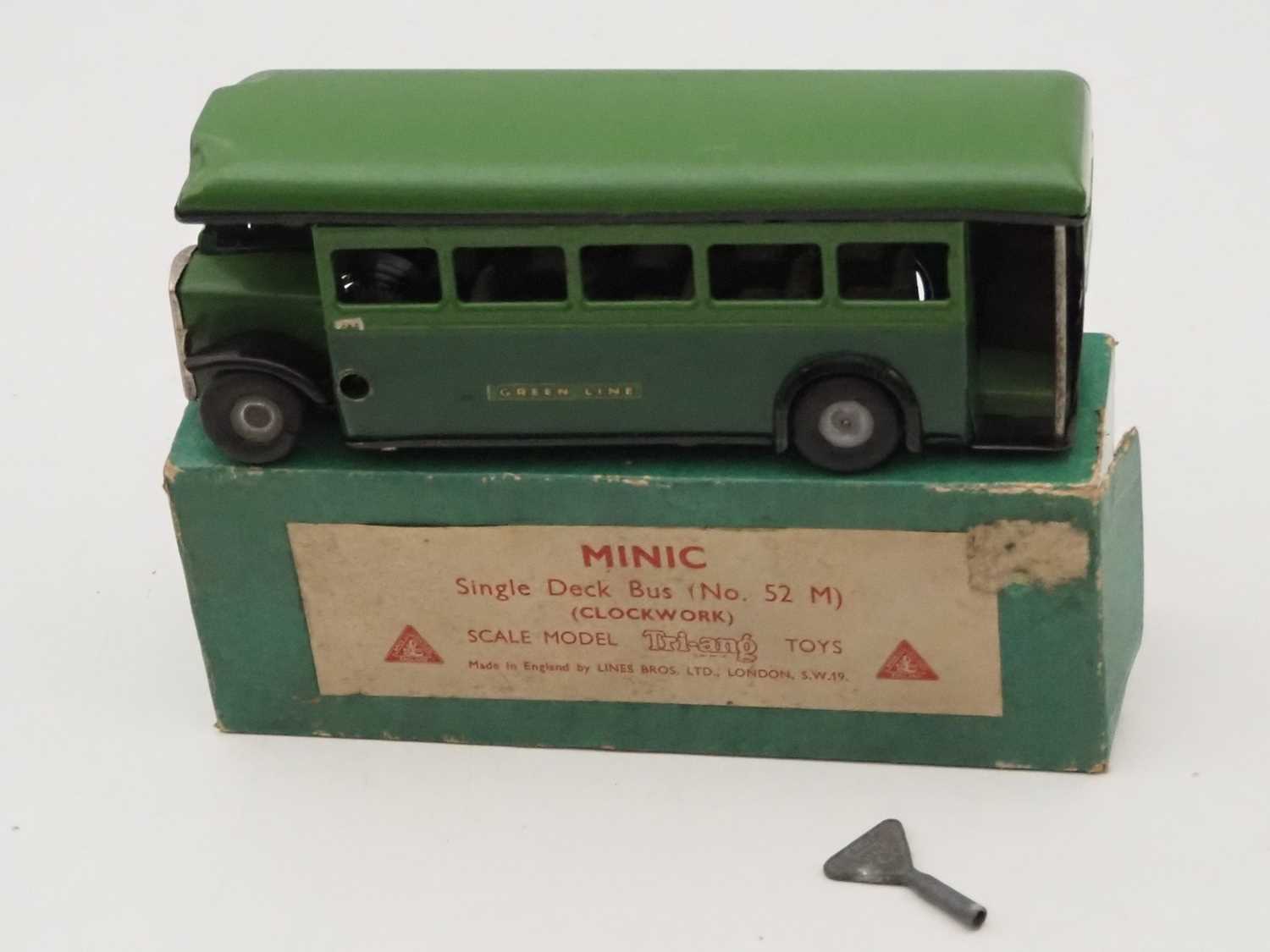 Lot 256 - A TRI-ANG MINIC 52M tinplate clockwork...