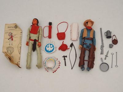 Lot 270 - A group of MARX TOYS 'Johnny West' action...