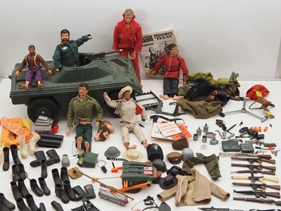 Lot 271 - A large group of PALITOY Action Man figures,...