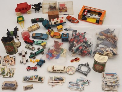 Lot 281 - A very mixed group of diecast and plastic toys...