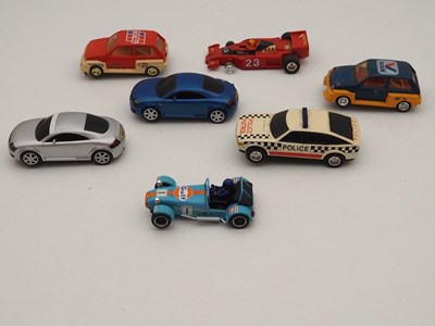 Lot 287 - A group of unboxed SCALEXTRIC slot racing cars...