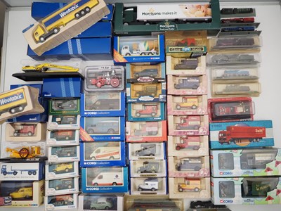 Lot 336 - A mixed group of diecast vehicles, mostly vans...