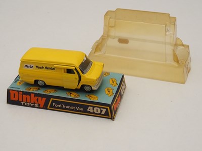 Lot 346 - A DINKY 407 diecast Ford Transit van in Hertz...