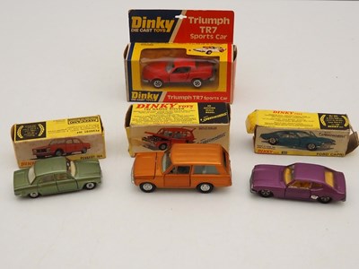 Lot 353 - A FRENCH DINKY 1428 Peugeot 304 together with...