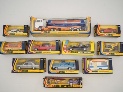 Lot 361 - A group of CORGI diecast cars, lorries etc,...