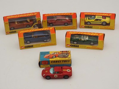 Lot 363 - A group of CORGI diecast cars all in early...