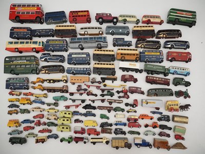 Lot 368 - A large crate of playworn unboxed diecast cars,...