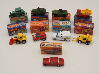 Lot 375 - A group of MATCHBOX Superfast diecast vehicles...