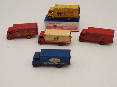 Lot 377 - A group of DINKY playworn Guy vans, one in...