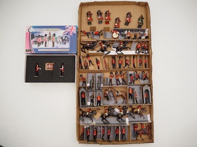 Lot 383 - A large group of diecast figures by BRITAINS...