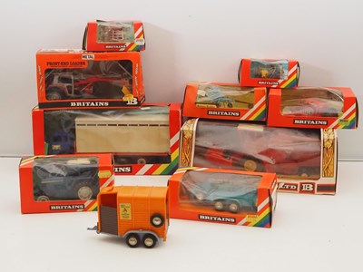 Lot 387 - A group of BRITAINS diecast agricultural...