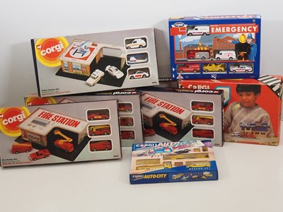 Lot 393 - CORGI Juniors - 'Emergency Services' gift sets...